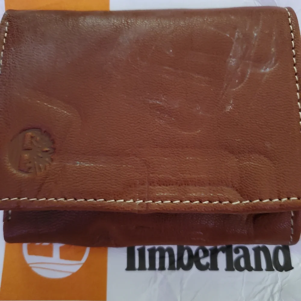 Timberland Brown Leather Money Clip